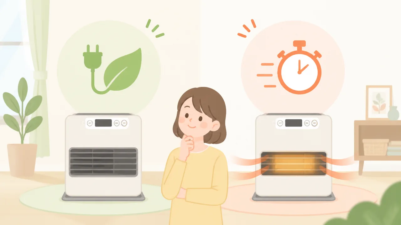 コロナとダイニチの石油ファンヒーターの違いは?選び方をやさしく解説